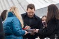 Крис Прэтт (Пратт) в Москве представил фильм Пассажиры