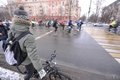 Первый зимний Московский Велопарад