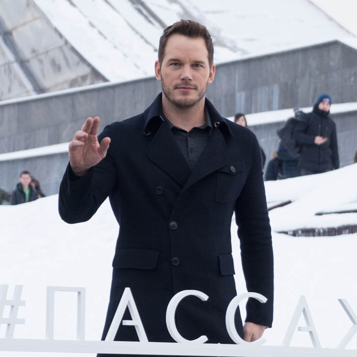 Крис Прэтт (Пратт) в Москве представил фильм Пассажиры фото