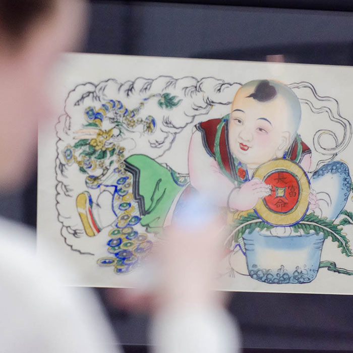 Китайская новогодняя картина фото видео отчёт