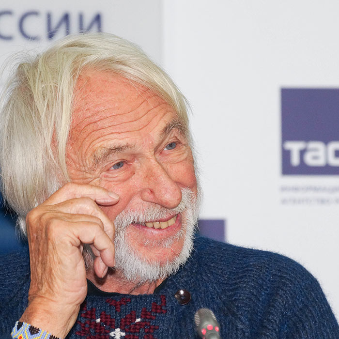 Пьер Ришар на пресс-конференции в ТАСС фото видео отчёт