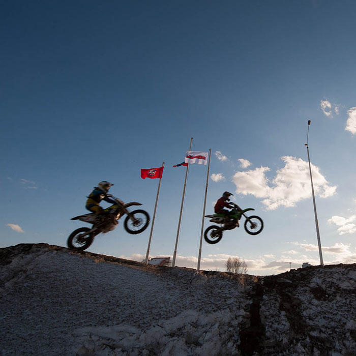 Зимний мотокросс 2016 в Крылатском фото